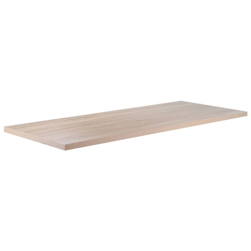 Ens. modulaire 3 pièces, table, armoire à 1 tiroir et armoire à 5 tiroirs - Blanc