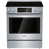 Cuisinière électrique encastrable à 5 éléments à convection véritable 4,6 pi³ 30 po de Bosch (HEI8056C) - Acier inoxydable