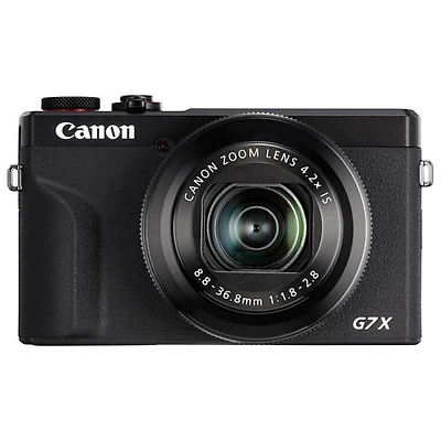Canon PowerShot G7 X Mark III Wi-Fi 20.1MP 4.2x Optical Zoom Digital Camera - Black