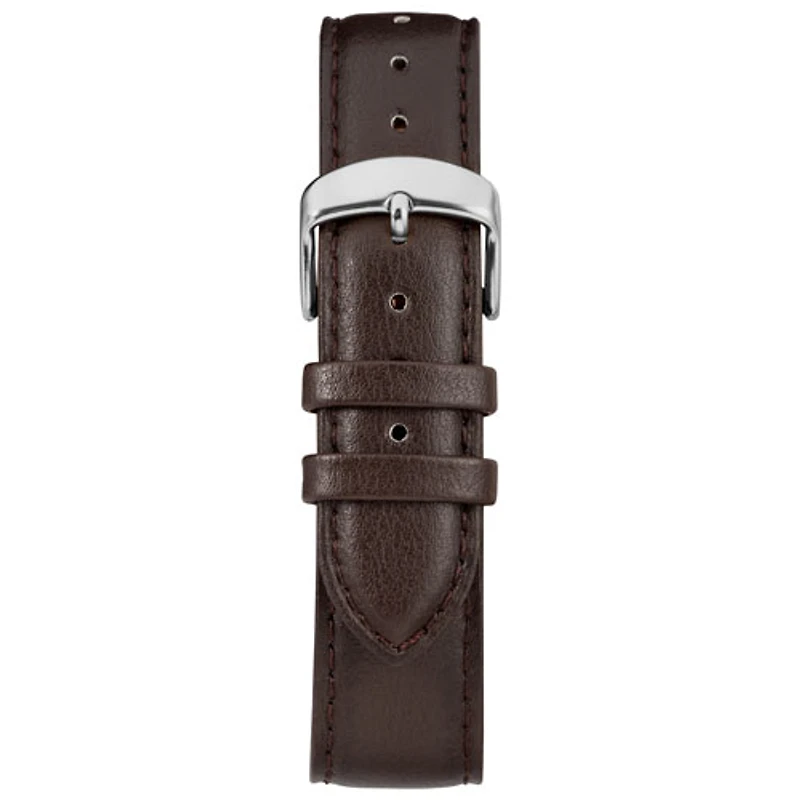 Montre décontractée de 43 mm pour hommes de Timex - Brun/Bleu/Argenté