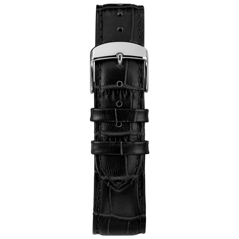 Montre décontractée de 39 mm pour hommes de Timex - Noir/Argenté