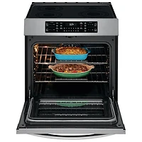 Cuisinière à induction/four à conv. et friture à air 30 po Gallery de Frigidaire (CGIH3047VF) - Inox