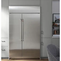 Réfrigérateur à congélateur juxtaposé de 25,2 pi³ 42 po à éclairage DEL Café (CSB42WP2NS1) - Inox