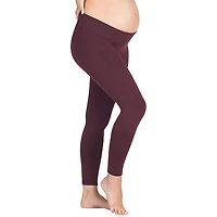 Modern Eternity Ella Yoga Maternity Pants - Small - Burgundy
