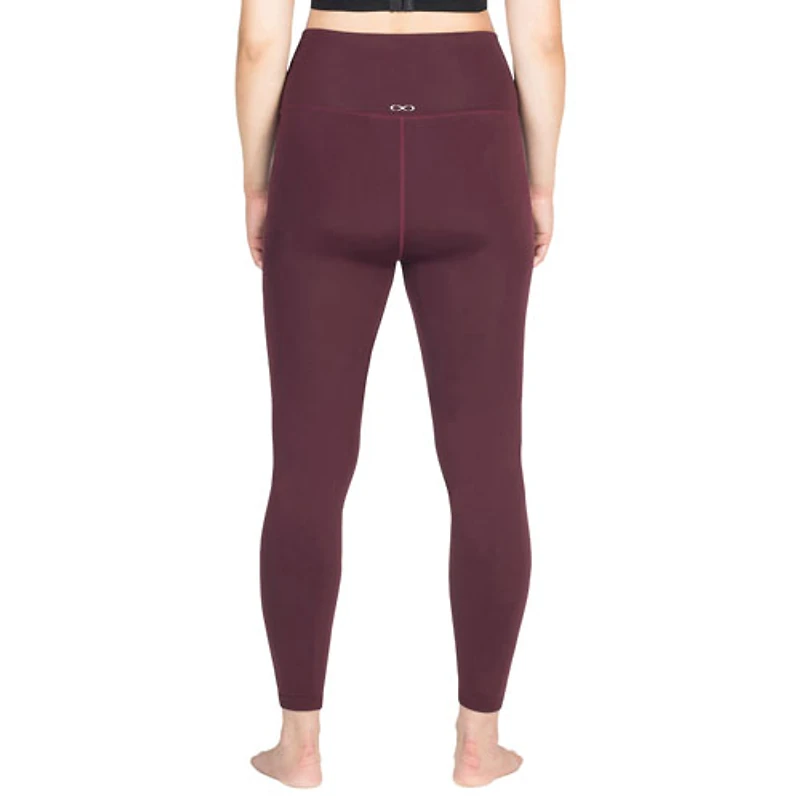 Modern Eternity Ella Yoga Maternity Pants - Medium - Burgundy