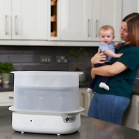 Stérilisateur électrique à vapeur Steri-Steam de Tommee Tippee - Blanc