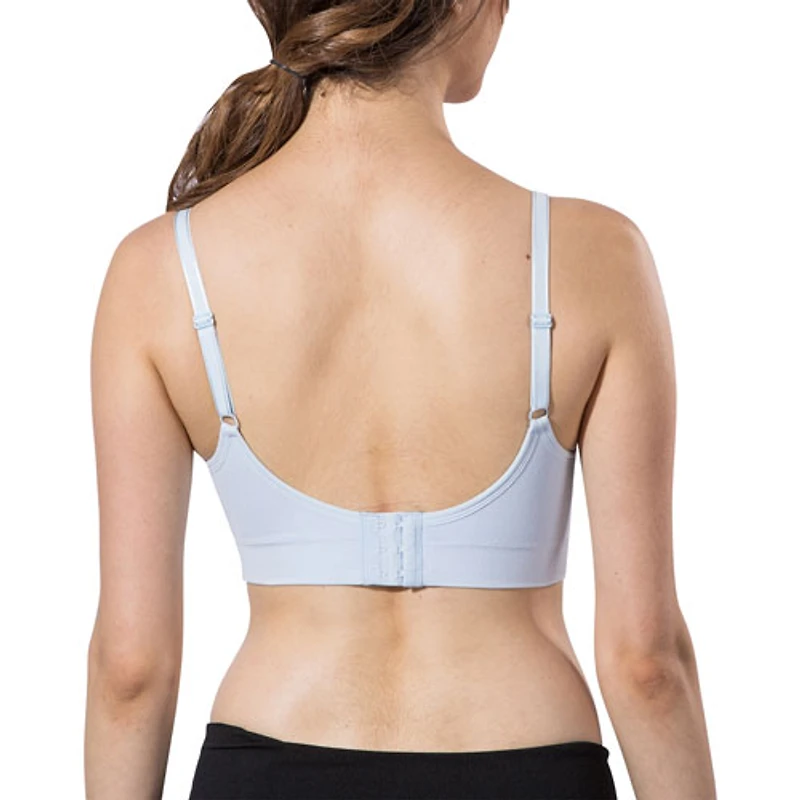 Soutien-gorge d'allaitement sans couture Jade de Modern Eternity - Très grand - Bleu poudre
