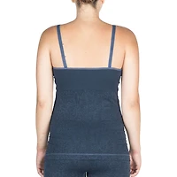 Modern Eternity Hannah Active Nursing Tank Top - Large - Navy Jacquard