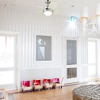 Ventilateur de plafond de 30 po Roundabout de Westinghouse Lighting - Nickel brossé