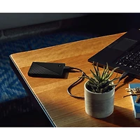 WD My Passport 5TB USB Portable External Hard Drive (WDBPKJ0050BBK-WESN) - Black