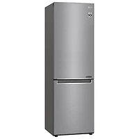 Réfrigérateur congélat. inférieur profondeur comptoir 11,9 pi³ 24 po LG (LBNC12231V)-Argenté platine