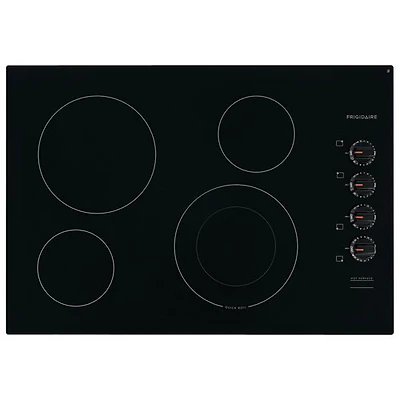 Plaque de cuisson électrique lisse 30 po de Frigidaire (FFEC3025UB) - Noir - Bte ouv. - Parfait état