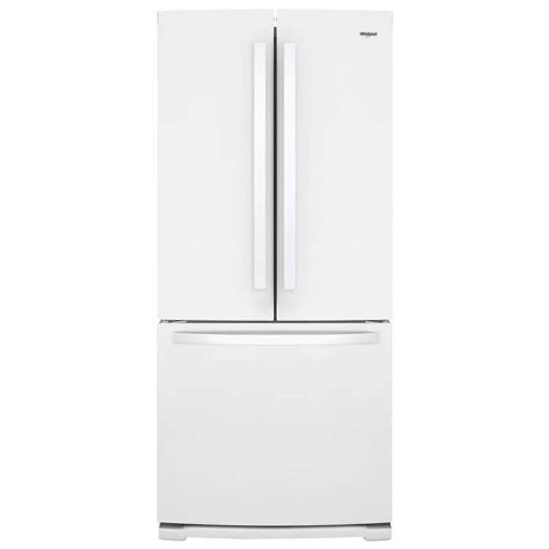 Whirlpool 30" 19.7 Cu. Ft. French Door Refrigerator (WRF560SFHW) - White - Open Box - Scratch & Dent