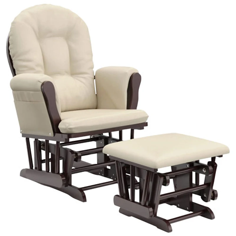 Ensemble avec fauteuil coulissant et pouf de Stork Craft - Expresso