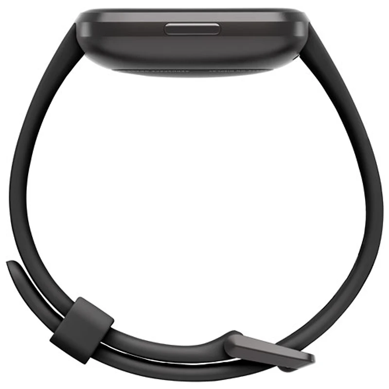 Montre intelligente Versa 2 de 40 mm Fitbit avec suivi de fréquence cardiaque et Alexa Amazon - Noir