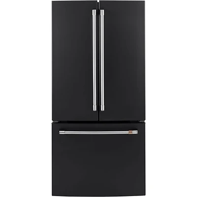 Café 33" 18.6 Cu. Ft. Counter-Depth French Door Refrigerator (CWE19SP3ND1) - Matte Black