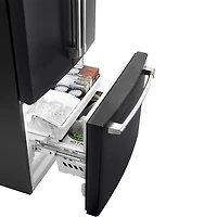 Café 33" 18.6 Cu. Ft. Counter-Depth French Door Refrigerator (CWE19SP3ND1) - Matte Black