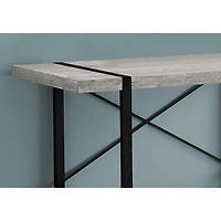 Bureau d'ordinateur contemporain de Monarch - Gris/noir