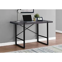 Bureau d'ordinateur de Monarch - Gris/Noir