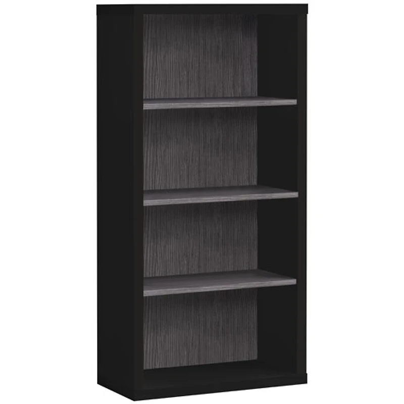 Bibliothèque de 48 po à 4 tablettes de Monarch - Noir