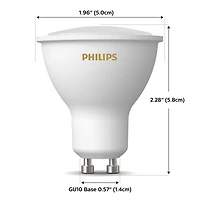 Philips Hue White and Colour GU10 Smart Bluetooth LED Light Bulb