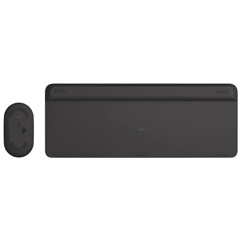 Ensemble avec clavier mince et souris optique sans fil MK 470 de Logitech - Noir