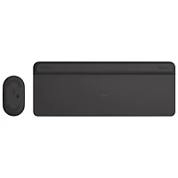 Ensemble avec clavier mince et souris optique sans fil MK 470 de Logitech - Noir
