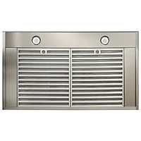 Best 36" Wall Mount Range Hood (WCB3I36SBS) - Stainless Steel with Glass
