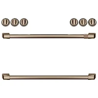 Ensemble de poignées 8 pièces pour surface de cuisson électrique Café (CXFCEHKPMBZ) - Bronze brossé