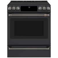 Ensemble de poignées de 8 pièces pour surface de cuisson électrique Café (CXFCEHKPMBT) - Noir brossé