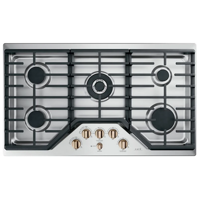Ensemble de boutons de 5 pièces pour surface de cuisson au gaz Café (CXCG1K0PMCU) - Cuivre brossé