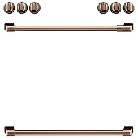 Ensemble de poignées 8 pièces pour surface de cuisson électrique Café (CXFCEHKPMCU) - Cuivre brossé