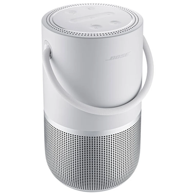 Haut-parleur intelligent portatif sans fil Bluetooth résistant aux éclaboussures de Bose - Argenté luxueux