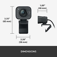 Logitech StreamCam Plus Full HD 1080p Webcam - Graphite