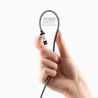 LBT 3m (10 ft.) Lightning to USB-C Cable - Black/White