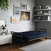 Futon contemporain Rio de DHP - Bleu