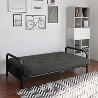 DHP Mali Contemporary Polyester Futon - Grey