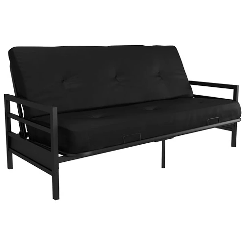 DHP Rio Contemporary Polyester Futon - Black