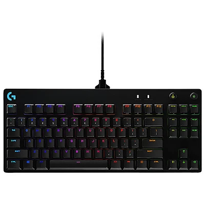 Logitech G Pro Backlit Mechanical GX Blue Clicky Gaming Keyboard