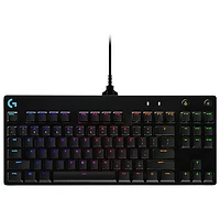 Logitech G Pro Backlit Mechanical GX Blue Clicky Gaming Keyboard