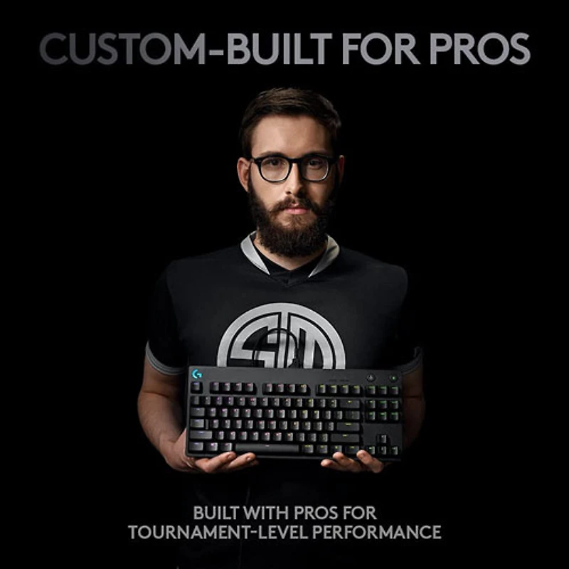 Logitech G Pro Backlit Mechanical GX Blue Clicky Gaming Keyboard