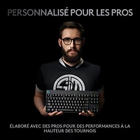 Logitech G Pro Backlit Mechanical GX Blue Clicky Gaming Keyboard
