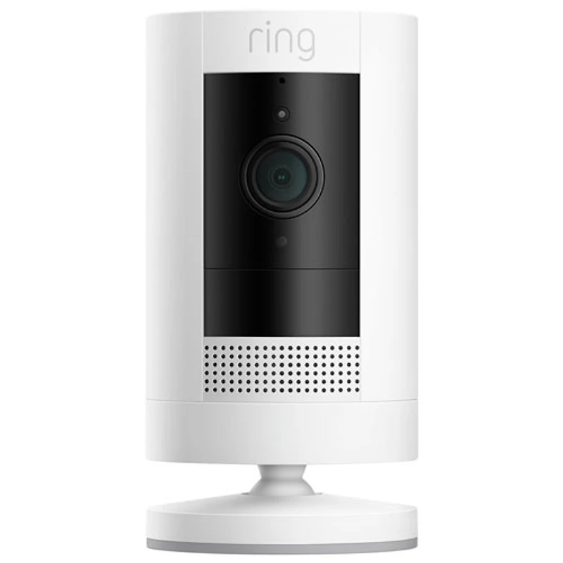 Caméra IP HD 1080p sans fil d'extérieur Stick Up Cam de Ring - Blanc