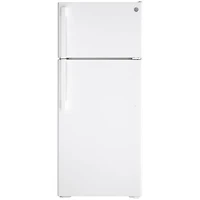 GE 28" 17.5 Cu. Ft. Top Freezer Refrigerator (GTE18DTNRWW) - White
