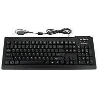Clavier rétroéclairé étanche pleine grandeur avec fil Clean Glow de Seal Shield - Anglais