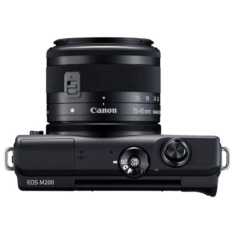 Appareil photo sans miroir EOS M200 de Canon avec objectif 15-45 mm IS STM