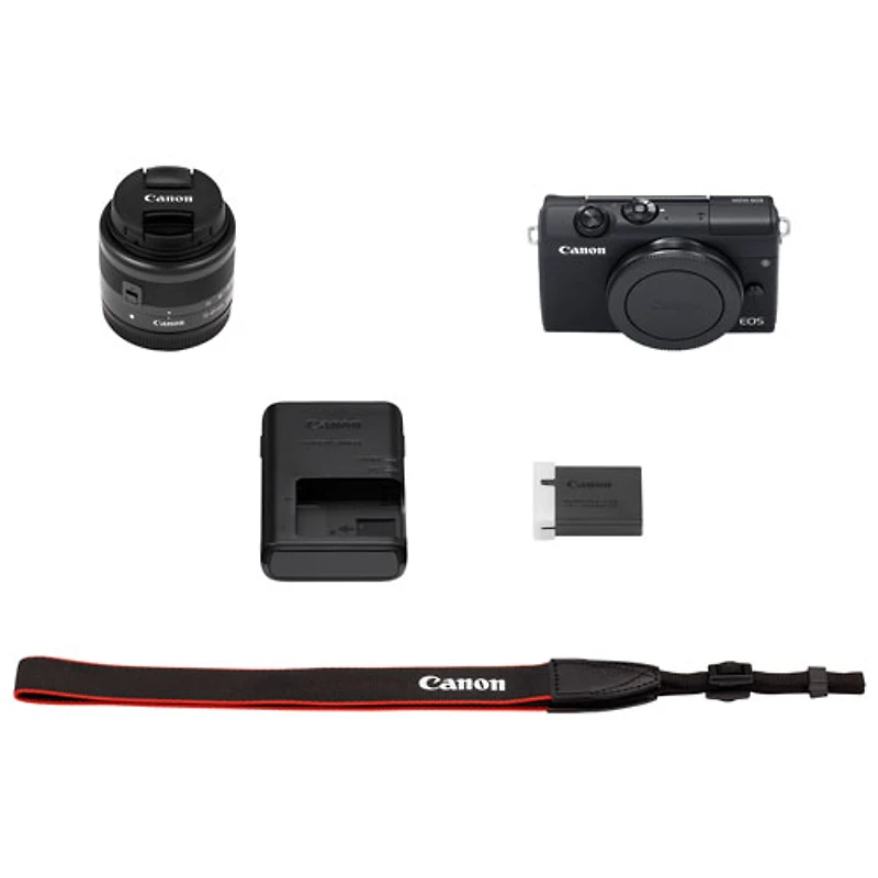 Appareil photo sans miroir EOS M200 de Canon avec objectif 15-45 mm IS STM