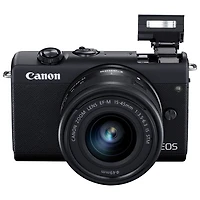 Appareil photo sans miroir EOS M200 de Canon avec objectif 15-45 mm IS STM
