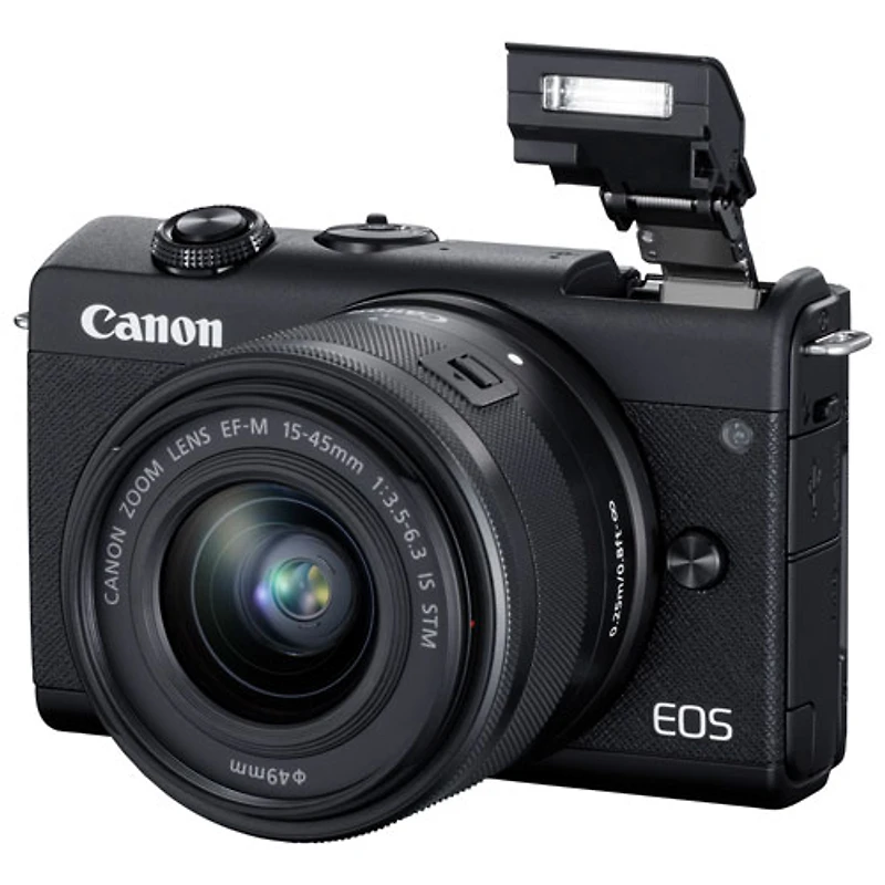 Appareil photo sans miroir EOS M200 de Canon avec objectif 15-45 mm IS STM