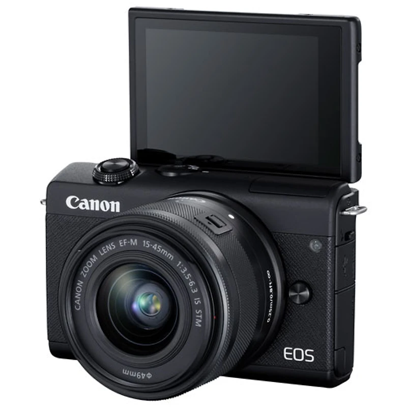 Appareil photo sans miroir EOS M200 de Canon avec objectif 15-45 mm IS STM